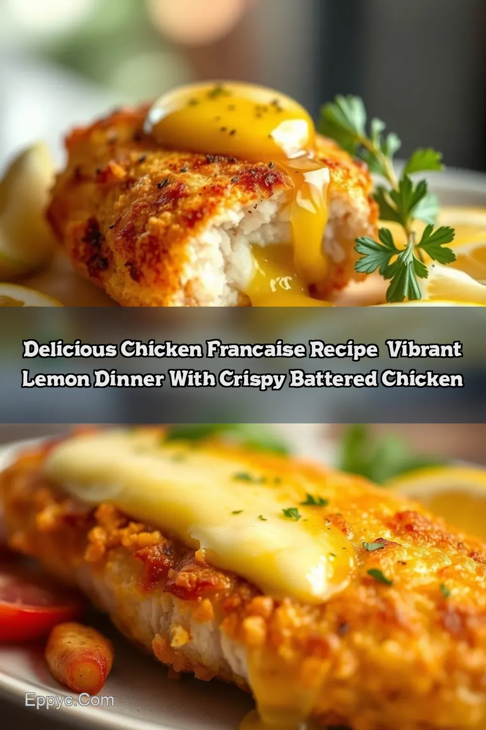 Classic Chicken Francaise Recipe: Tender Lemon-Butter…
