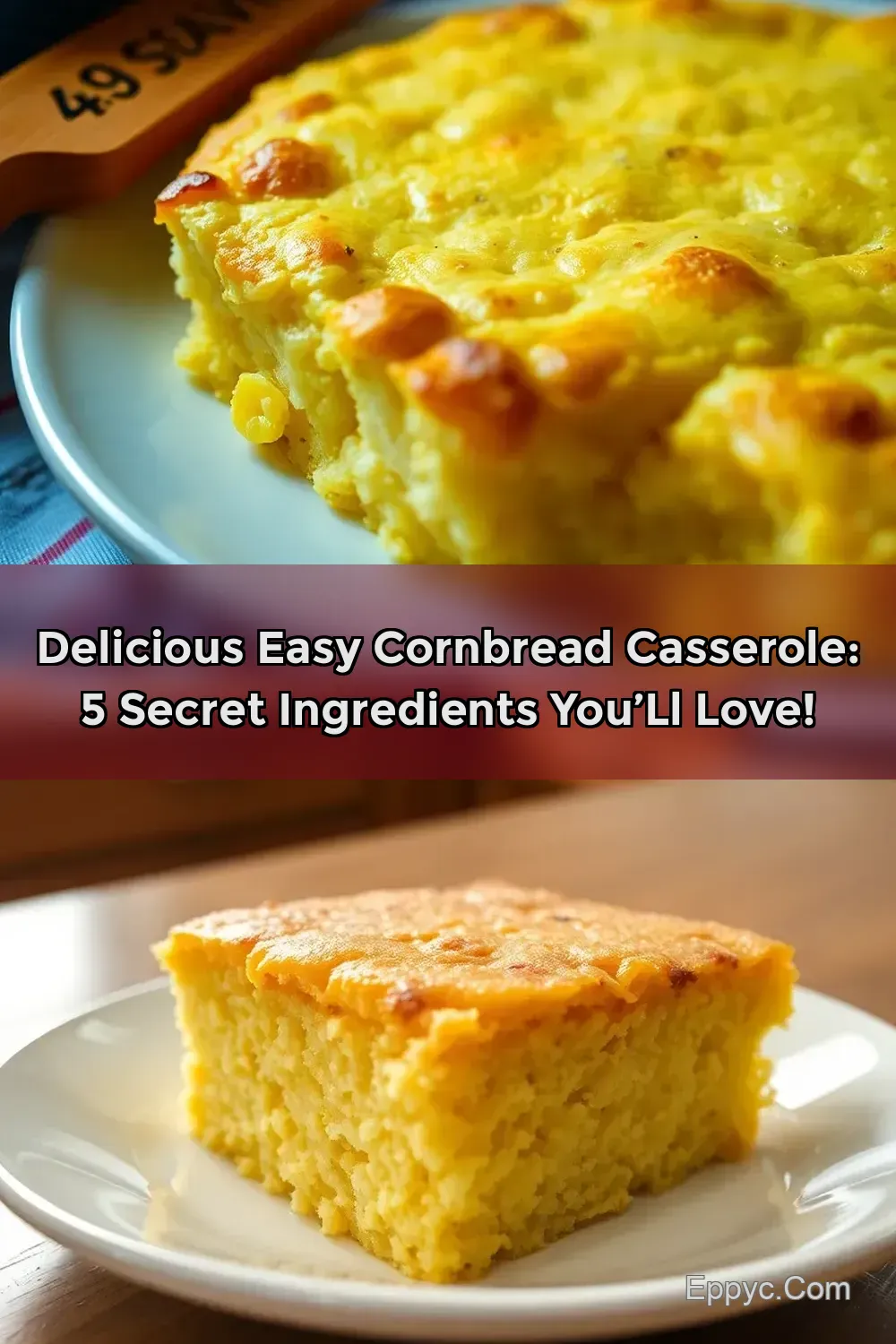 Sweet & Savory Easy Cornbread Casserole: A Family Favorite…