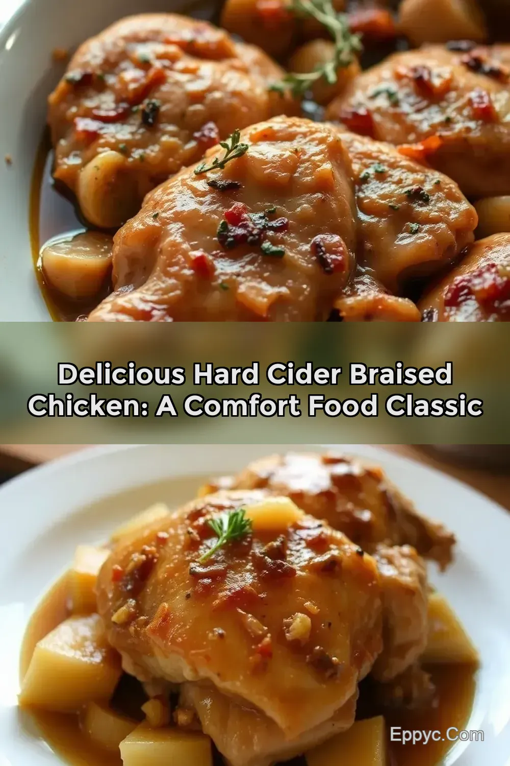 Hearty Hard Cider Braised Chicken Recipe: A Family…