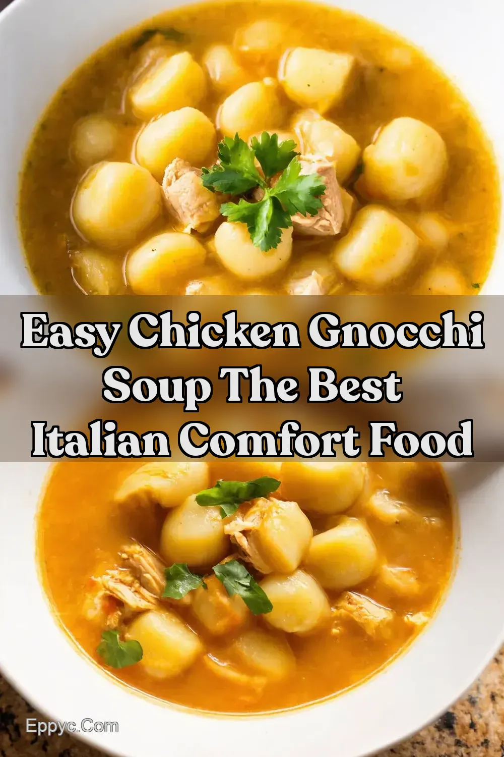 Gnocchi Chicken Soup Recipe Italian Comfort Food - EPPYC
