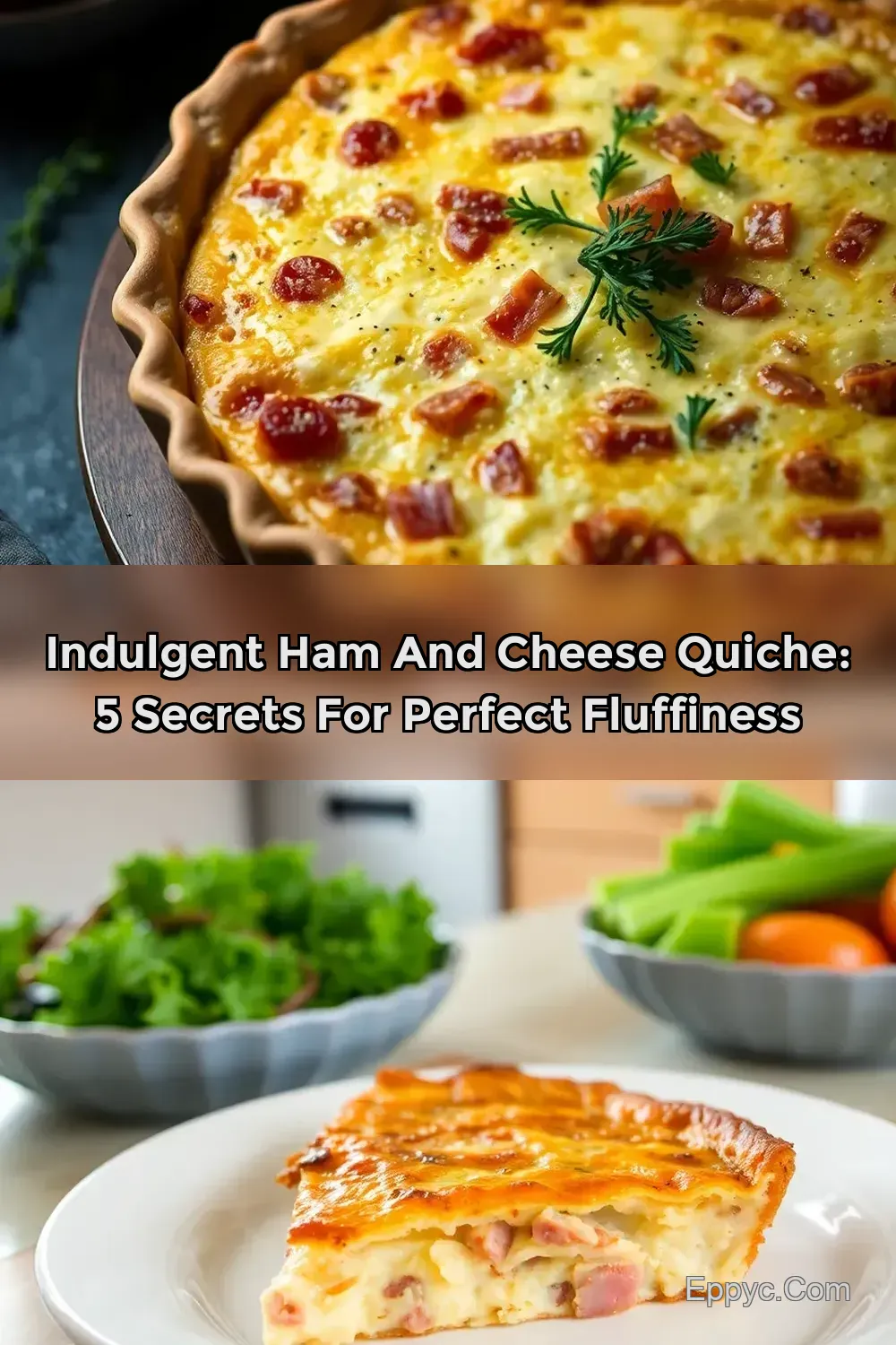Deliciously Decadent Quiche Recipes Ham and Cheese: My…