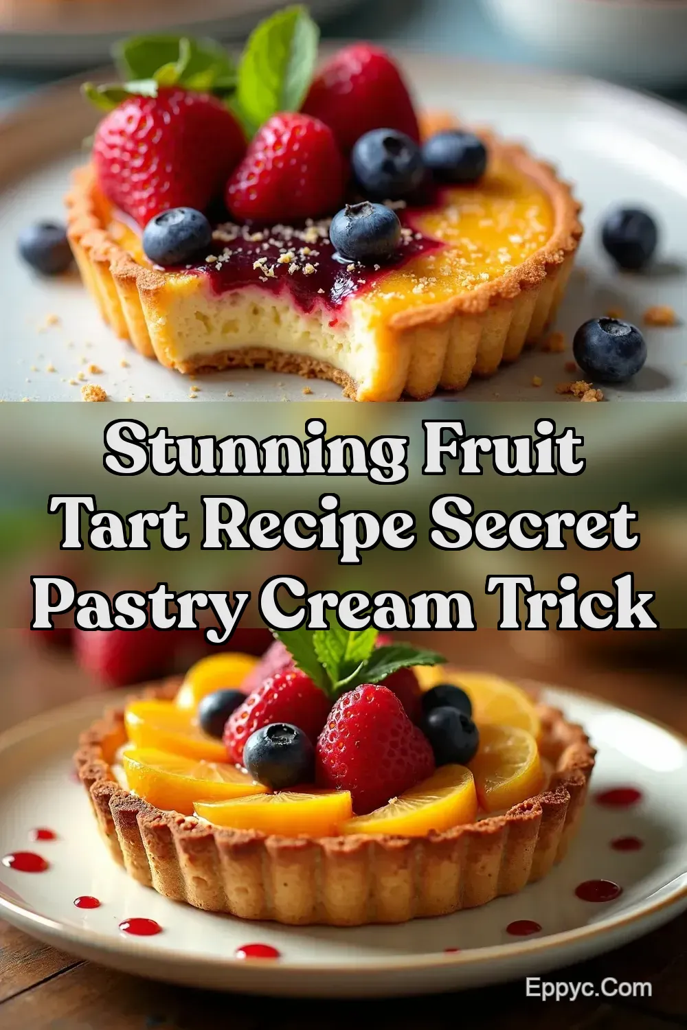 JewelTopped Fruit Tart Cake A Showstopping Dessert - EPPYC
