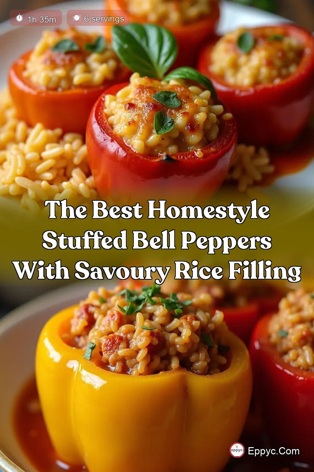 The Ultimate Stuffed Peppers with Rice Recipe Homestyle…
