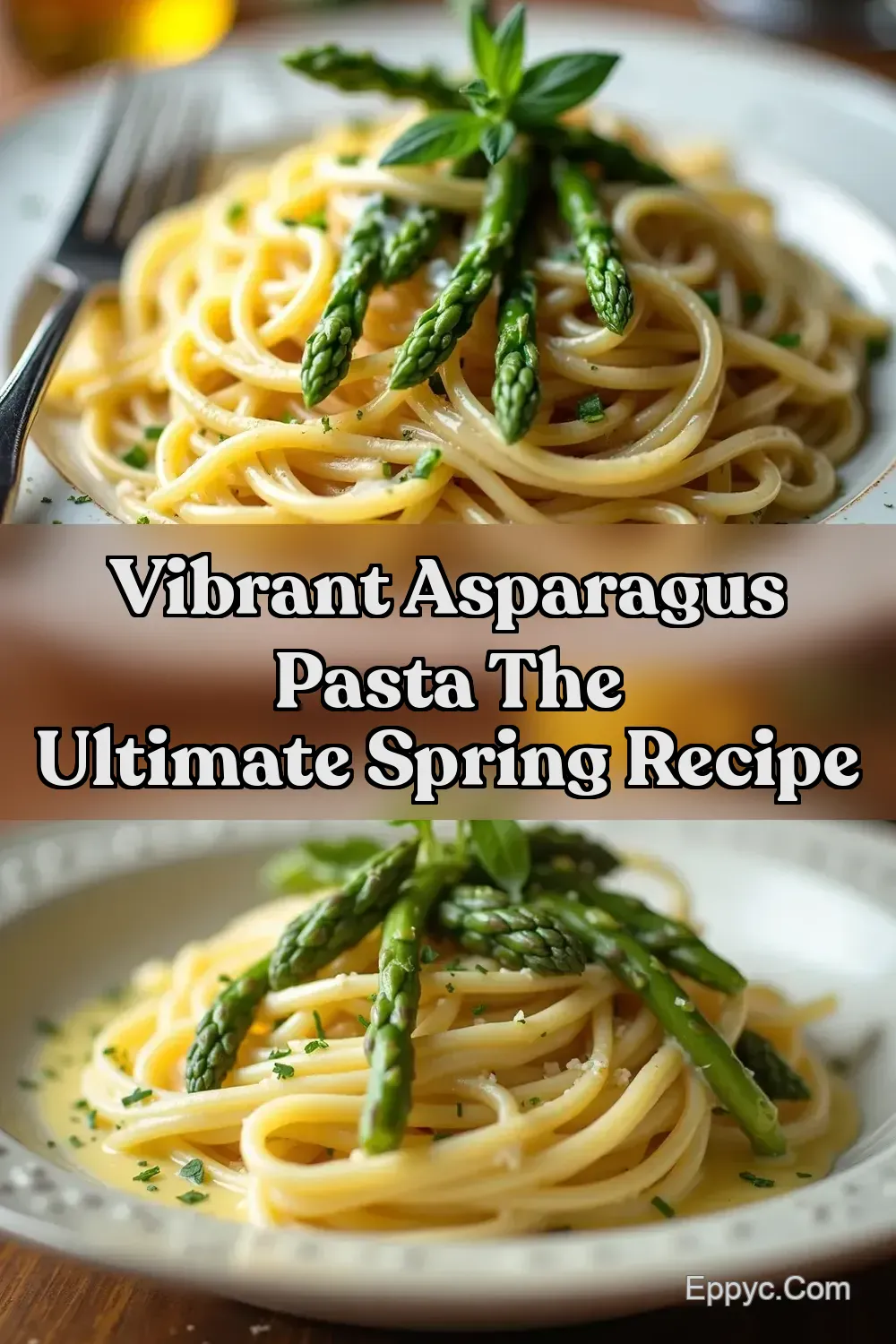 Creamy Asparagus Pasta Spring on Your Plate - EPPYC