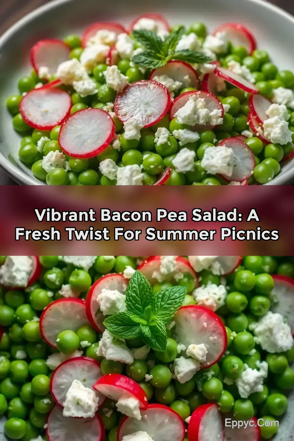 Easy & Delicious Pea Salad Recipe: Fresh Pea and Mint…