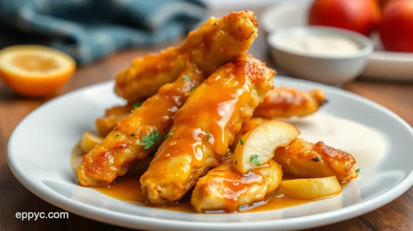 Apple and Honey-Glazed Chicken Tenders