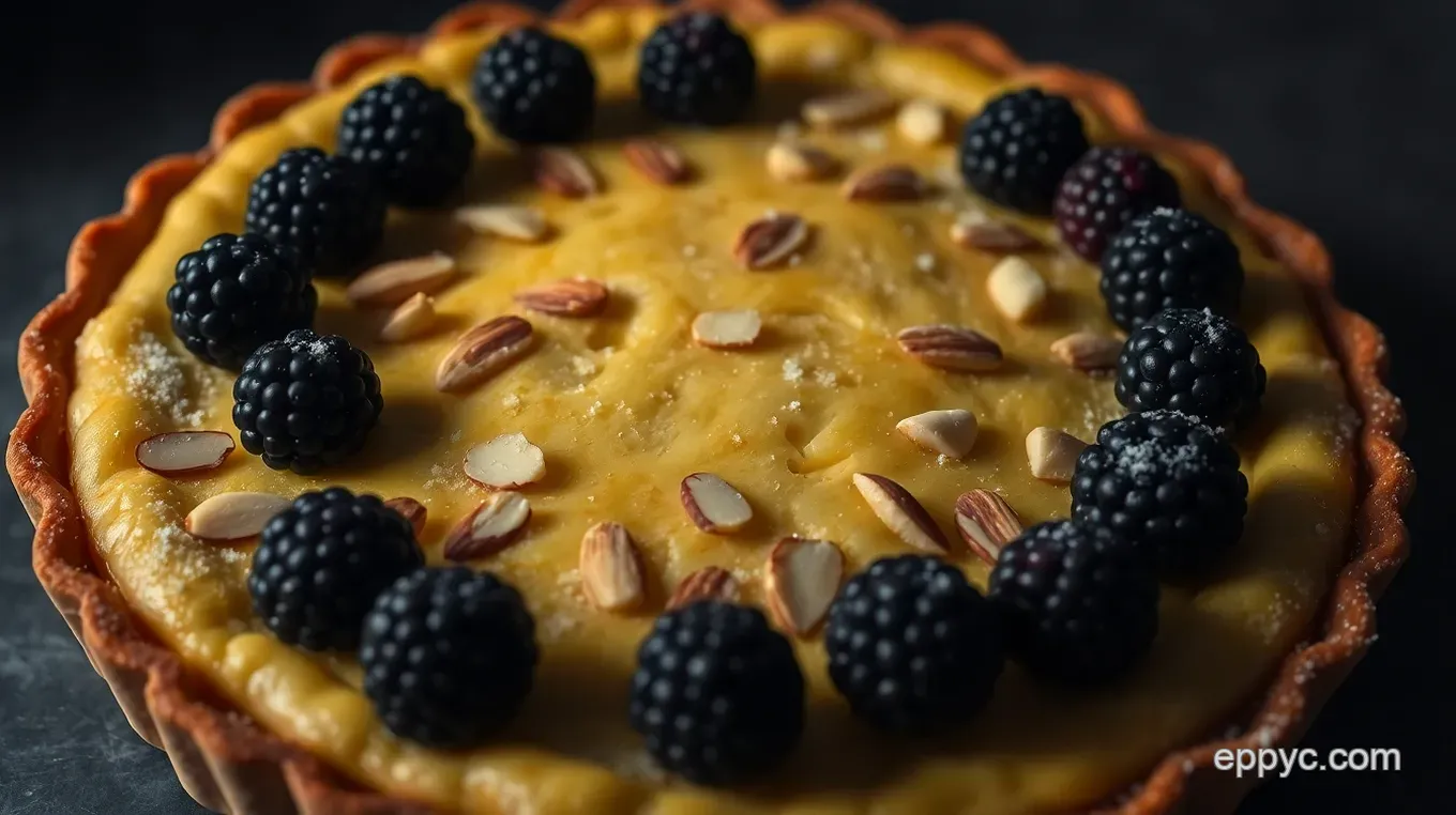 Blackberry Recipes: My Almond Frangipane Tart - Summer Treat! Blackberry and Almond Frangipane Tart