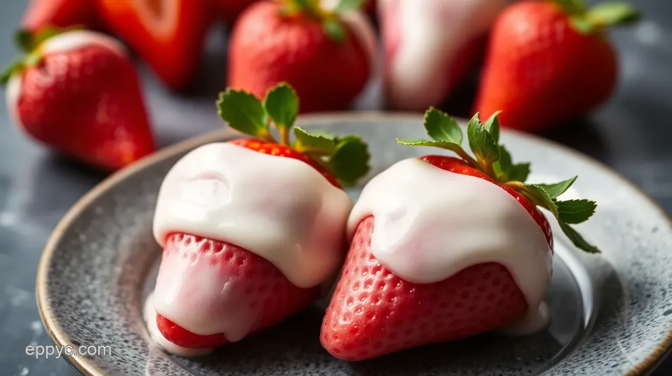 Caramel-Covered Strawberries