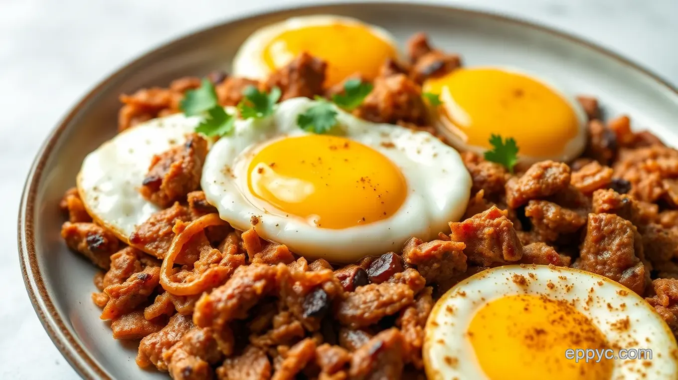 Carnitas Breakfast Recipe with Eggs