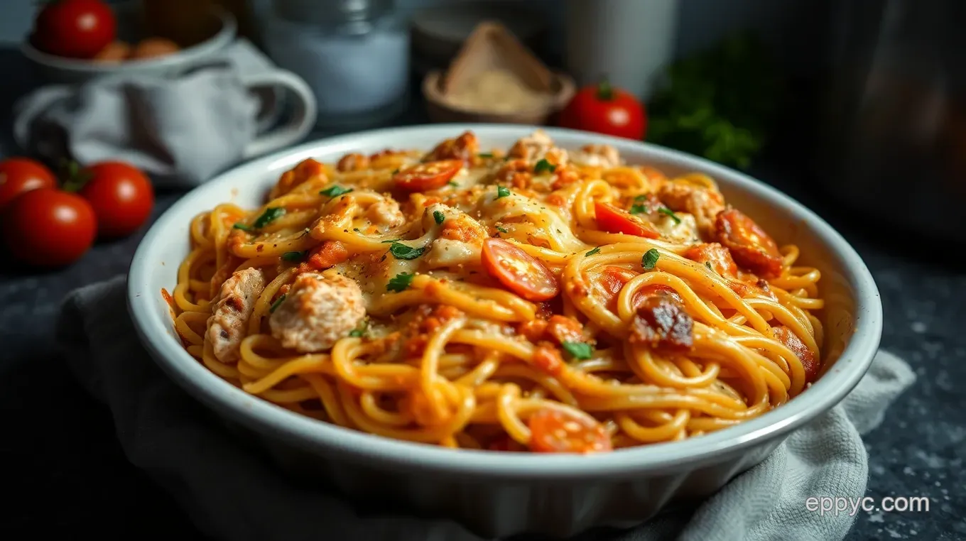 Cheesy Chicken Spaghetti Bake: The Ultimate Comfort Dish