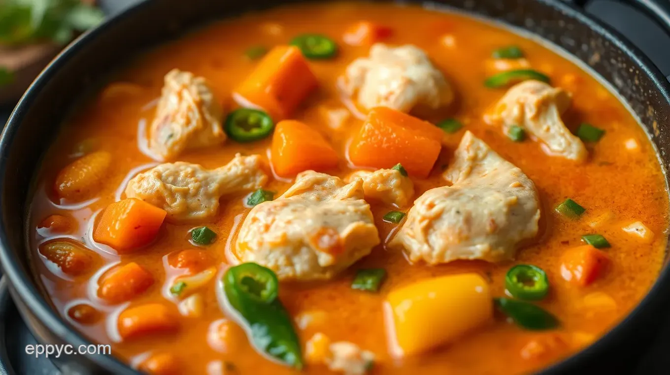 Fiery Chicken Soup in 45 Minutes