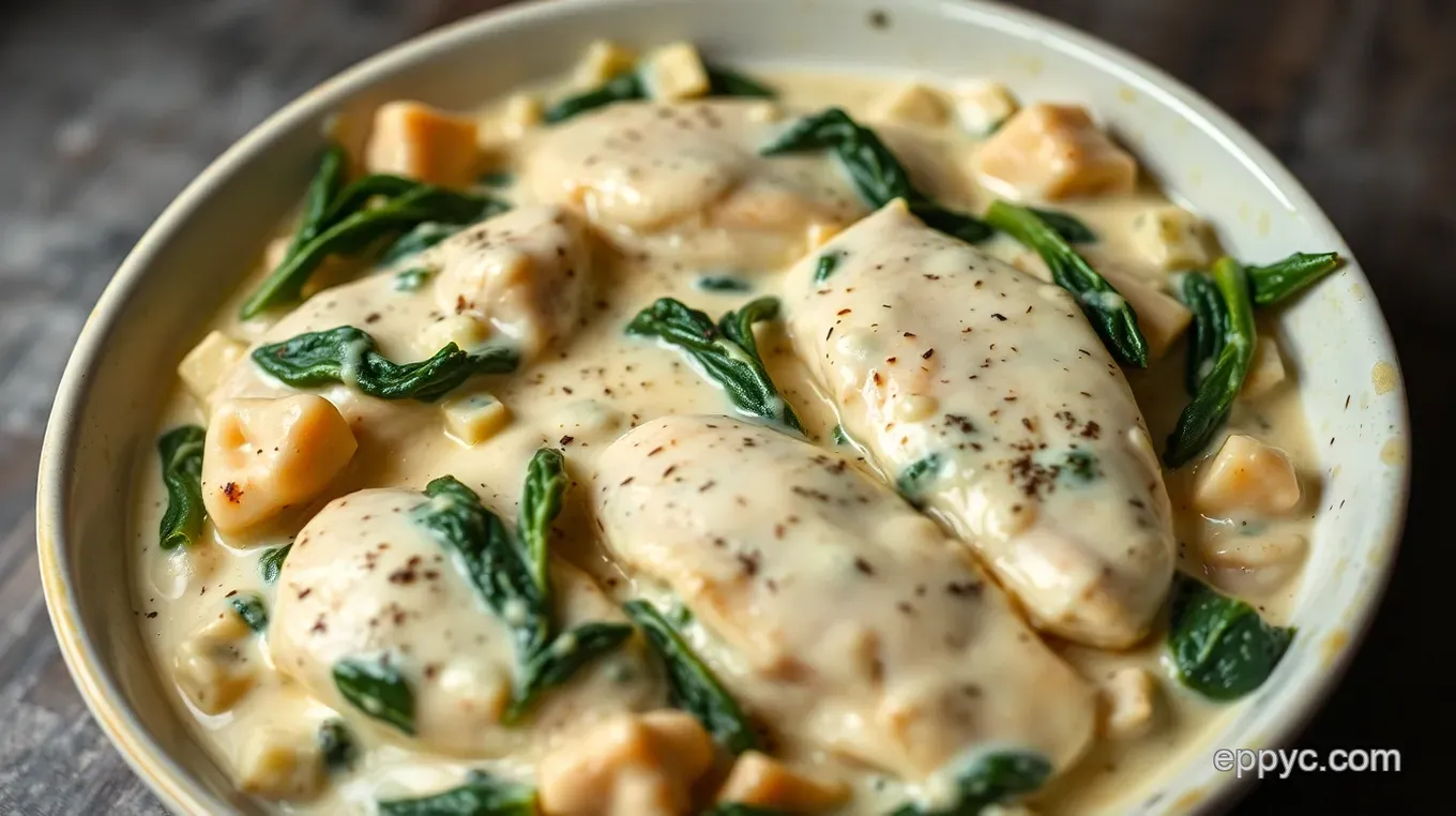Creamy Chicken Florentine: A Family Favorite in 40 Minutes! Creamy Chicken Florentine with Spinach and Parmesan