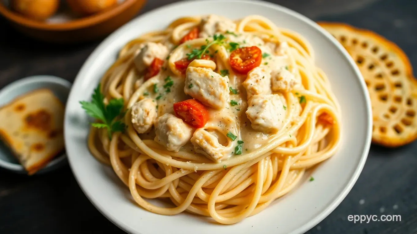 Creamy Dreamy Chicken Spaghetti