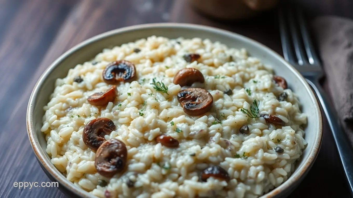 Creamy Mushroom Risotto