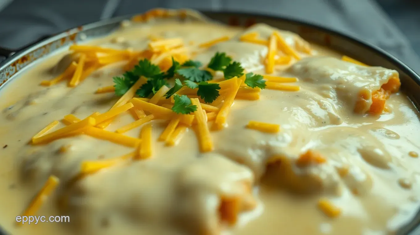 Easy Recipe for White Sauce Chicken Enchiladas: Creamy Family Favorite Creamy White Sauce Chicken Enchiladas