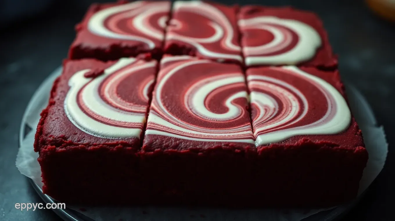 Decadent Red Velvet Brownies Recipe with Cream Cheese Swirl Decadent Red Velvet Brownies with Cream Cheese Swirl