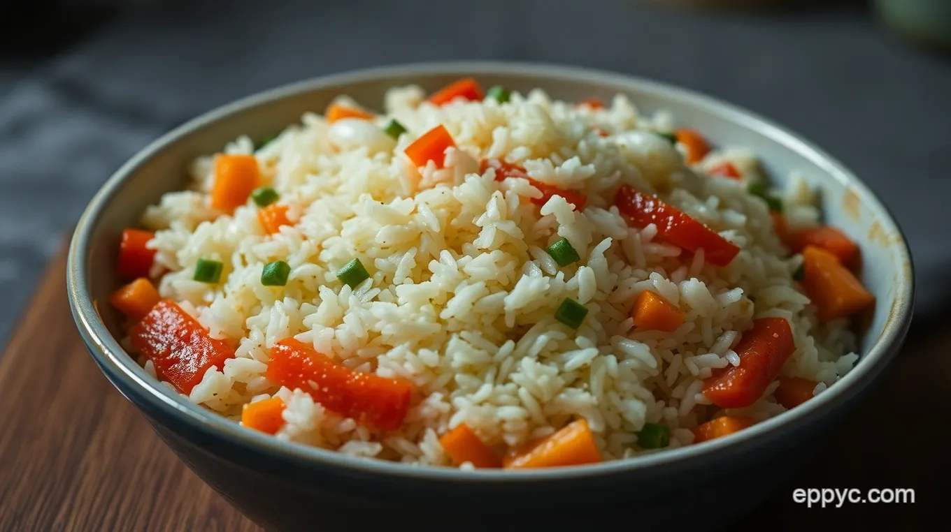 Fragrant Jasmine Rice Pilaf with Fresh Herbs and Vegetables