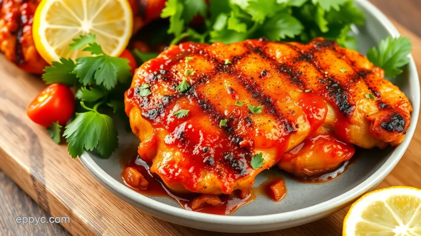 Grilled Mexican Chicken with San Antonio Red Pepper Marinade