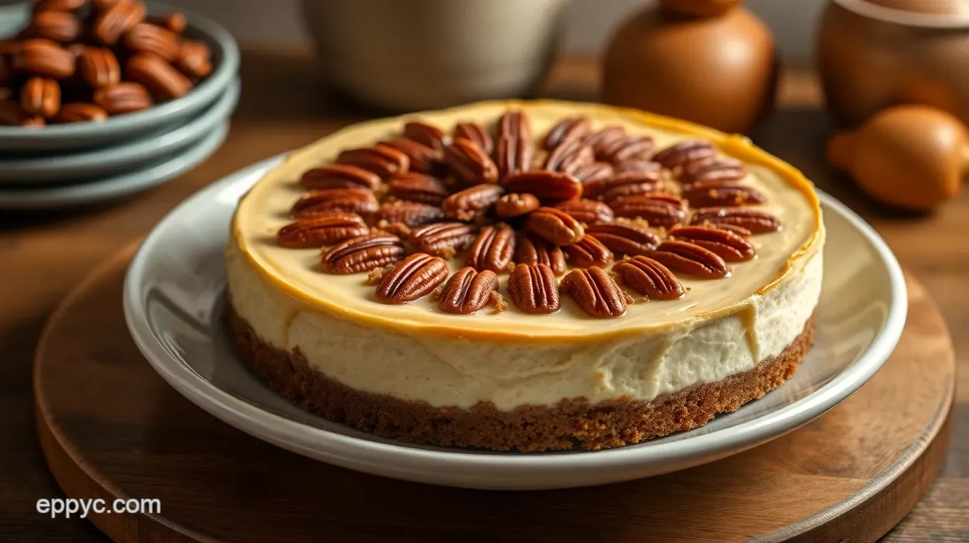 Heavenly Pecan Pie Cheesecake Recipe: A Family Favorite Dessert Heavenly Pecan Pie Cheesecake
