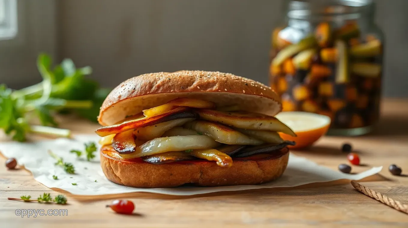 Quick Pickled Herring Sandwich Delight