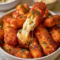 Crispy Air Fryer Mozzarella Sticks
