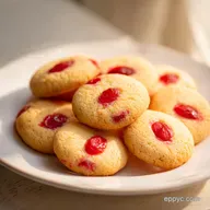Almond Cherry Cookies: Buttery and Tender