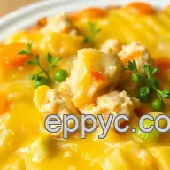 Easy & Juicy Bake Cheddar Chicken Comfort Pie in 75 Min: My Family's Favorite