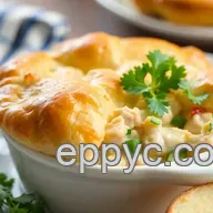 Comforting Bake Chicken Pot Pie in Popovers Delight: Family Favorite!