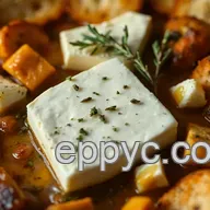 Easy & Juicy Baked Feta with Honey: My Go-To Herb Glazed Delight