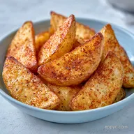 Garlic Parmesan Potato Wedges: Crispy