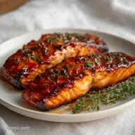 Brown Sugar Salmon Glaze: Caramelized