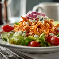 Buffalo Chicken Salad with Greek Yogurt in 20 Minutes