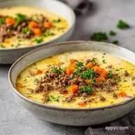 Cheeseburger Soup Recipe in 50 Minutes