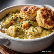 Chicken and Dumplings with Biscuits: Creamy, Fluffy