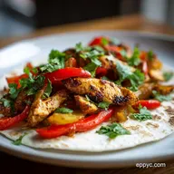 Chicken Fajita Recipe with Onions in 20 Min