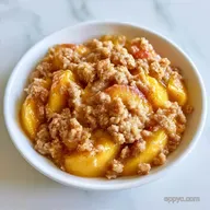 Peach Crisp: Golden and Crunchy