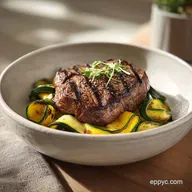 Cozy Grilled Steak Bowl with Zucchini in 30 Minutes