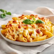 Crazy Good Chicken Pasta Casserole: Creamy and Cheesy