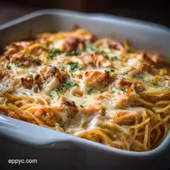 Chicken Spaghetti Casserole: Velvety Baked Pasta