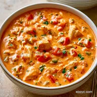 Creamy Chicken Tortilla Soup for 6