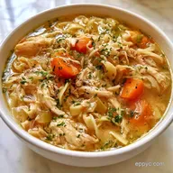 Creamy Crockpot Chicken Noodle Soup