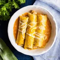 Creamy Dreamy Chicken Enchiladas with White Sauce Recipe