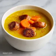 Kielbasa Potato Soup for 8 Servings