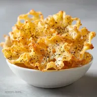 Cottage Cheese Chips with Parmesan