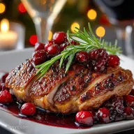 Christmas Eve Dinner: Pan-Seared Duck with Cherry Port