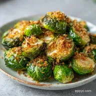 Garlic Parmesan Brussels Sprouts: Crispy
