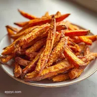 Crispy Oven Baked Sweet Potato Fries for 4