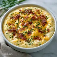 Creamy Loaded Potato Soup in Crock Pot