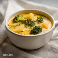 Slow-Cooked Potato Broccoli Cheddar Soup