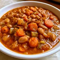 Crockpot Vegetable Bean Soup: Meal Prep